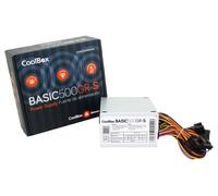 CoolBox BASIC500GR-S 500W White - power supply units (20+4 pin ATX, SFX, PC, Whi