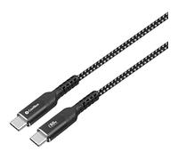 CoolBox Câble USB C vers USB C 60 W avec PowerDelivery et QC2.0/3.0/4.0 Chargement et transfert d'informations vitesse jusqu'à 480