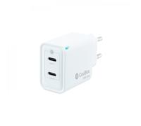 Coolbox Chargeur Mural GaN 35W USB-C/USB-C Charge Rapide - Compact - Technologie GaN - Double Port U