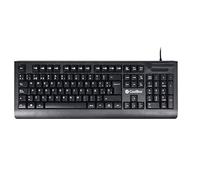 CoolBox Clavier COO-TEC04DNI noir QWERTY espagnol QWERTY