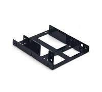CoolBox COO-AB3525X2 Compartiment pour Ordinateur Universel HDD mounting Bracket - Compartiments pour Ordinateur (Universel, HDD mounting Bracket, Metal, Noir, 2.5", CE, WEEE)