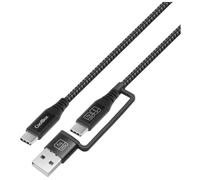 CoolBox COO-CAB-UAC-60W câble USB USB 3.2 Gen 2 (3.1 Gen 2) 1,8 m USB A/USB C USB C