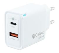 CoolBox COO-CUP-30CA chargeur d'appareils mobiles Universel Blanc Secteur Intérieure