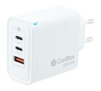 CoolBox COO-CUP-65CCA chargeur d'appareils mobiles Universel Blanc Secteur Intérieure