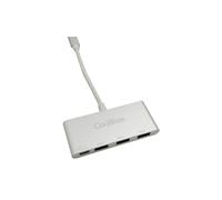 CoolBox COO-HUC3U3PD hub & concentrateur USB 3.2 Gen 1 (3.1 Gen 1) Type-C 5000 Mbit/s Aluminium