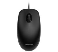 CoolBox COO-RAT01B-U souris Bureau Ambidextre USB Type-A Optique 1600 DPI