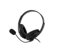 CoolBox Coolchat U1 Casque Avec fil Arceau Appels/Musique Noir