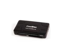 Coolbox CRCOOCRE050 - Lecteur de carte externe, USB 2.0, prend en charge les cartes jusqu'à 2 To, design compact, compatible avec SD, MMC, Micro SD. La couleur noire