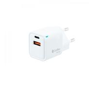Coolbox GaN Chargeur Mural 20W USB-C/USB-A Charge Rapide - Compact - Double USB - Efficacité Énerg