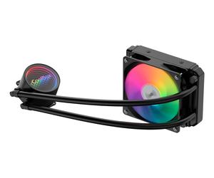 CoolBox Infinite Liquid 120 ARGB Processeur Refroidisseur de liquide tout-en-un 12 cm Noir 1 pièce(s)
