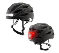 CoolBox - Casque M02 Light Urban - LED avant/arrière, mousse EPS, coque polycarbonate - Noir L