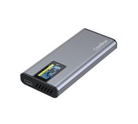 CoolBox M2 NMVe SSD enclosure and SATA 2.5 SSD with touch screen miniChase PS32,
