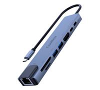 CoolBox miniDOCK C81 Avec fil USB 3.2 Gen 1 (3.1 Gen 1) Type-C Gris