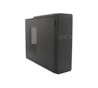 CoolBox T310 - Boîtier PC Micro ATX Slim avec source BASIC500-GRS. USB-C, USB 3.0 et lecteur de carte SD avant, prise en charge de