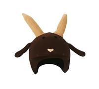 COOLCASC® Chèvre - Couvre Casque Ski Enfant Universel - Personnalisez Votre Casque avec Une Housse Ski protectrice, Originale et Amusante - Accessoires Ski - Taille Unique