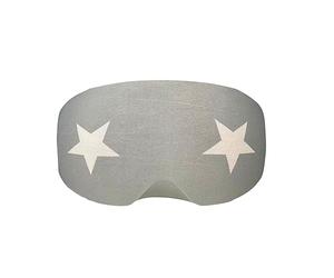 Coolcasc® Coolmasc - Couvre masque de ski en Microfibre, Étoiles grises