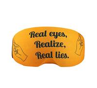 Coolcasc® Coolmasc Real eyes - Housse masque ski homme | Protection lunette de ski pour lentille - Couvre-masque anti-rayures et poussière, accessoire hiver résistant