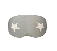 Coolcasc® Coolmasc Étoiles grises - Housse masque ski homme | Protection lunette de ski pour lentille - Couvre-masque anti-rayures et poussière, accessoire hiver résistant