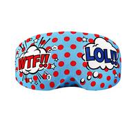 Coolcasc® Coolmasc LOL - WTF - Housse masque ski homme | Protection lunette de ski pour lentille - Couvre-masque anti-rayures et poussière, accessoire hiver résistant