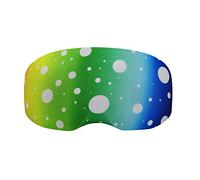 Coolcasc® Coolmasc Psico Rainbow - Housse masque ski homme | Protection lunette de ski pour lentille - Couvre-masque anti-rayures et poussière, accessoire hiver résistant