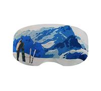 Coolcasc® Coolmasc Ski Resort - Housse masque ski homme | Protection lunette de ski pour lentille - Couvre-masque anti-rayures et poussière, accessoire hiver résistant