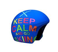 COOLCASC® Coolprint - Couvre Casque Ski - Housse Lycra Extensible et Amusante - Accessoire Ski & Snowboard - Taille Unique