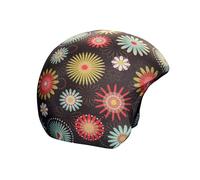 COOLCASC® Coolprint - Couvre Casque Ski - Housse Lycra Extensible et Amusante - Accessoire Ski & Snowboard - Taille Unique