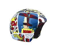 COOLCASC® Coolprint - Couvre Casque Ski - Housse Lycra Extensible et Amusante - Accessoire Ski & Snowboard - Taille Unique