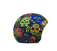 COOLCASC® Coolprint - Couvre Casque Ski - Housse Lycra Extensible et Amusante - Accessoire Ski & Snowboard - Taille Unique
