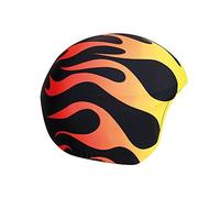 COOLCASC® Coolprint - Couvre Casque Ski - Housse Lycra Extensible et Amusante - Accessoire Ski & Snowboard - Taille Unique