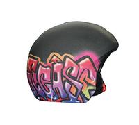 COOLCASC® Coolprint - Couvre Casque Ski - Housse Lycra Extensible et Amusante - Accessoire Ski & Snowboard - Taille Unique