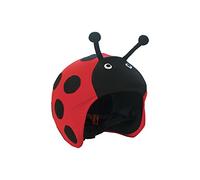 COOLCASC® Couvre Casque Universal, Coccinelle | Lycra extensible s'adapte à tout casque, taille unique, personnalise ton casque, facile à enfiler, cadeau enfant