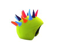 Coolcasc Housse de casque Corne Néon – Couvre-casque ski enfant universel – Taille unique