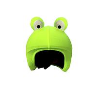 Coolcasc Housse de casque fantaisie Grenouille verte Taille unique MULTI-COLOUR G
