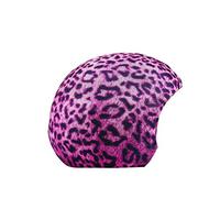 COOLCASC® Léopard Rose - Couvre Casque Ski Enfant Universel - Personnalisez Votre Casque avec Une Housse Ski protectrice, Originale et Amusante - Accessoires Ski - Taille Unique