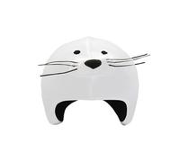 Coolcasc Housse de casque fantaisie Phoque blanc – Taille unique – MULTI-COLOUR G