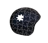 Coolcasc Housse de casque Puzzle – Fantaisie ski enfant, Taille unique MULTI-COLOUR