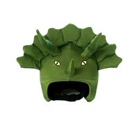 COOLCASC® Couvre Casque Universal, Tricératops | Lycra extensible s'adapte à tout casque, taille unique, personnalise ton casque, facile à enfiler, cadeau enfant
