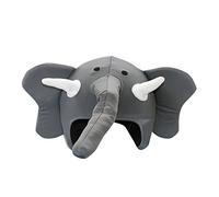COOLCASC® Éléphant - Couvre Casque Ski Enfant Universel - Personnalisez Votre Casque avec Une Housse Ski protectrice, Originale et Amusante - Accessoires Ski - Taille Unique