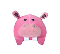 COOLCASC® Hippopotame - Couvre Casque Ski Enfant Universel - Personnalisez Votre Casque avec Une Housse Ski protectrice, Originale et Amusante - Accessoires Ski - Taille Unique