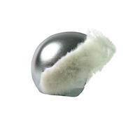 COOLCASC Multisport Couvre-Casque Exclusive Argent/Fourrure Blanche