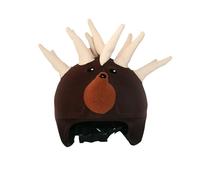 Coolcasc Housse de casque fantaisie Hérisson marron Taille unique MULTI-COLOUR G