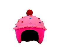 COOLCASC Multisport Couvre-Casque LED Cup Cake à la Fraise
