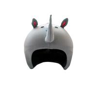 Coolcasc Housse de casque fantaisie Rhinocéros gris Taille unique MULTI-COLOUR G