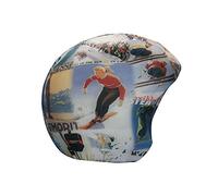 COOLCASC® Vintage - Couvre Casque Ski Enfant Universel - Personnalisez Votre Casque avec Une Housse Ski protectrice, Originale et Amusante - Accessoires Ski - Taille Unique