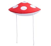 CoolChange Chapeau super champignon - Bonnet amusant champignon pour enfants et adultes | Chapeau de fête pour costume de champignon pour carnaval et carnaval, rouge, taille unique