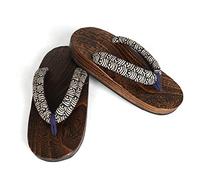CoolChange Chaussures japonaises Traditionnelles | Sandales Geta en Bois | Taille: Hommes, 38-42