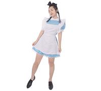 CoolChange Costume Cosplay de Domestique | Robe avec Tablier et Bandeau | Taille: XL
