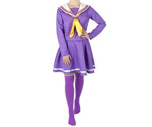 CoolChange Costume Cosplay de Shiro | Uniforme de Marin Violet pour Fans de No Game No Life | Taille: M
