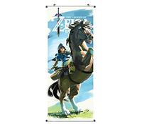 CoolChange Grand Poster en Rouleau | Kakemono de The Legend of Zelda Fait de Tissu | 100x40cm | Motif: Breath of The Wild